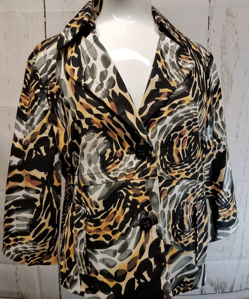 Rafaella studio jacket sz. PL print